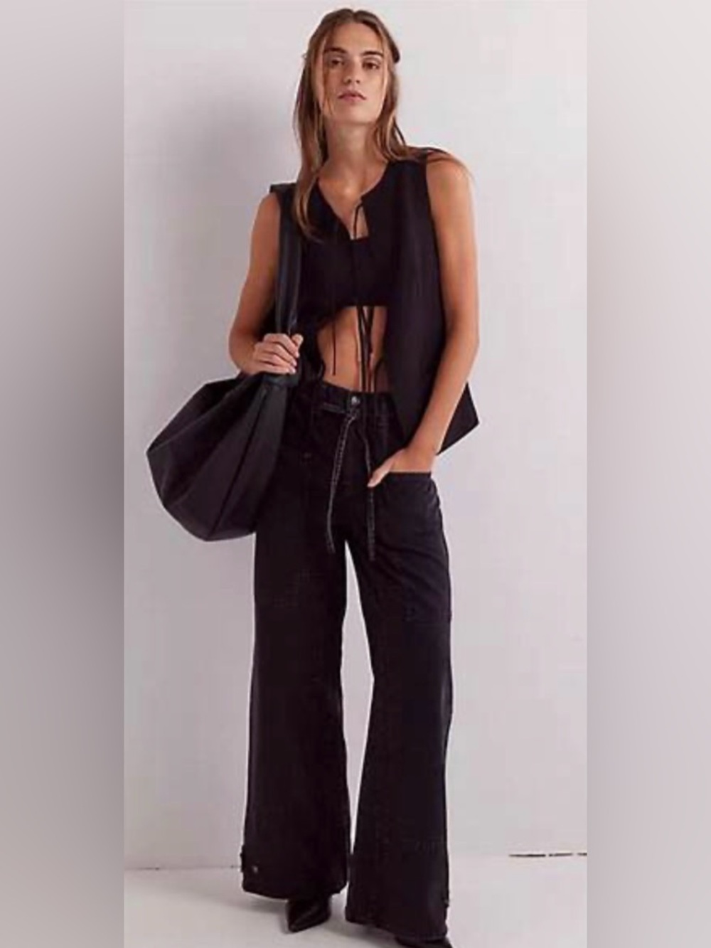 We The Free CRVY Outlaw Wide-leg Jeans